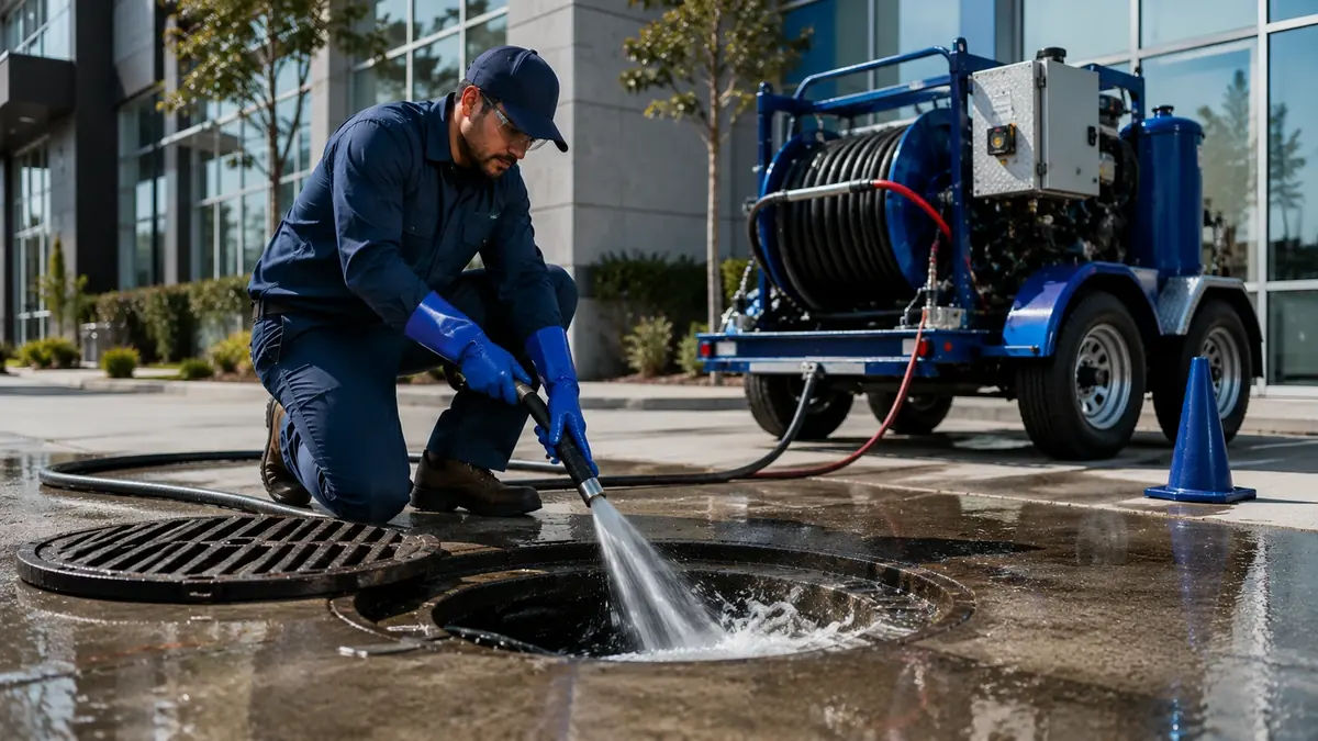 Commercial Hydro Jet Drain Cleaning in Ventura