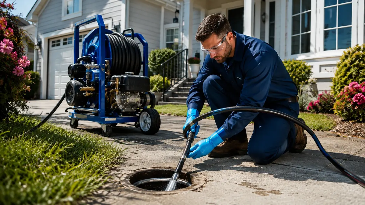 Residential Hydro Jet Drain Cleaning in Ventura